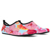 Hibiscus Pattern Print Design HB020 Aqua Water Shoes