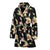 Lily Pattern Print Design LY05 Women Bathrobe