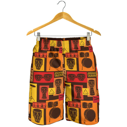 Percussion Pattern Print Design 02 Mens Shorts
