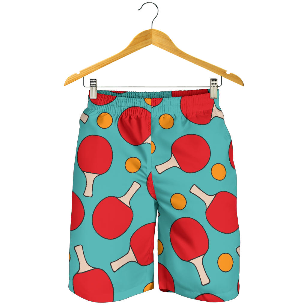 Ping Pong Pattern Print Design A01 Mens Shorts