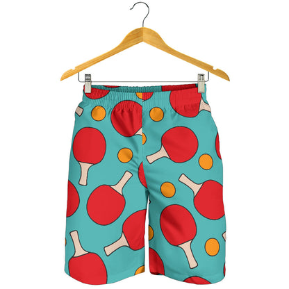 Ping Pong Pattern Print Design A01 Mens Shorts