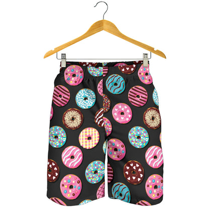 Donut Pattern Print Design DN02 Mens Shorts