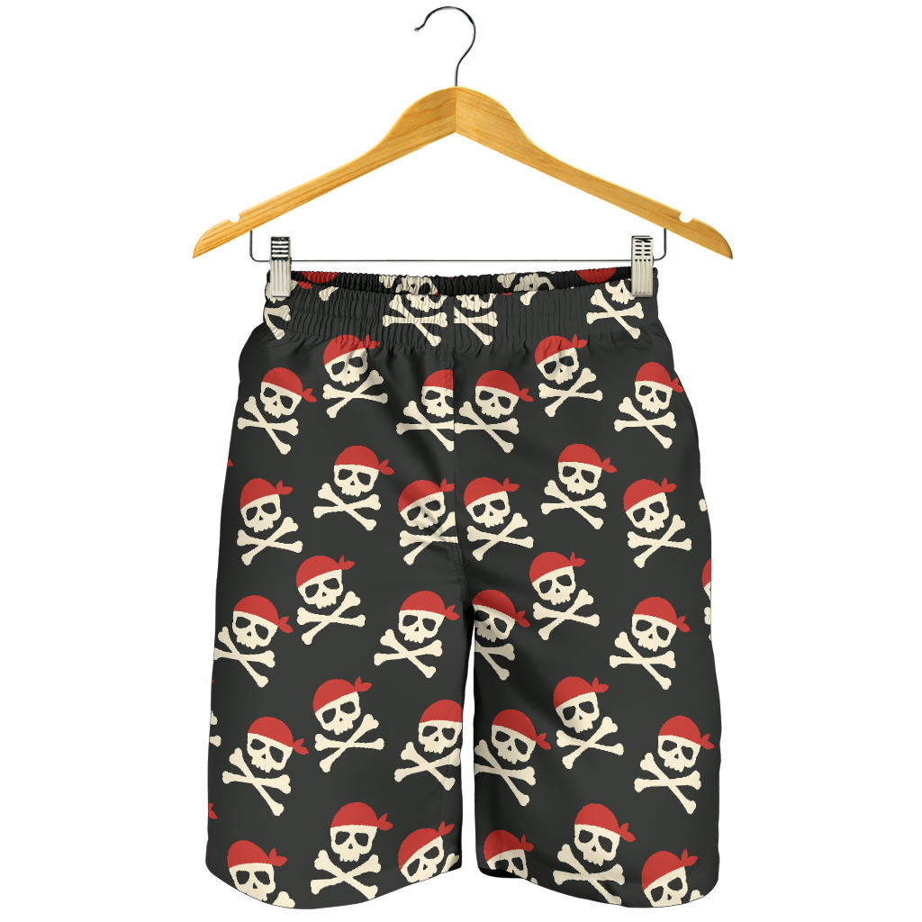 Pirate Pattern Print Design A04 Mens Shorts