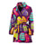 Easter Eggs Pattern Print Design RB04 Women Bathrobe