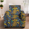 Sea Turtle Pattern Print Design T03 Armchair Slipcover