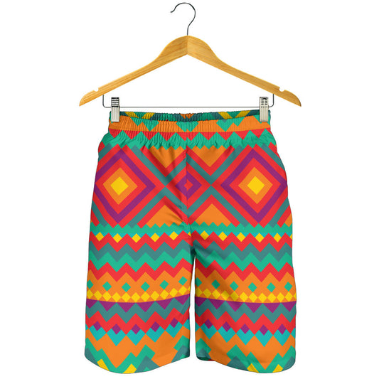 Mexican Pattern Print Design 04 Mens Shorts