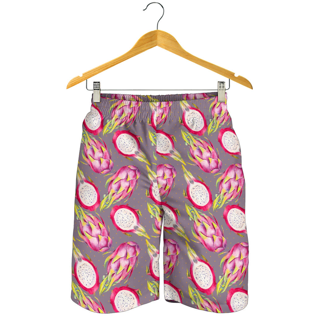 Dragonfruit Pattern Print Design DF03 Mens Shorts