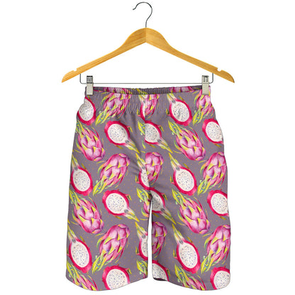 Dragonfruit Pattern Print Design DF03 Mens Shorts