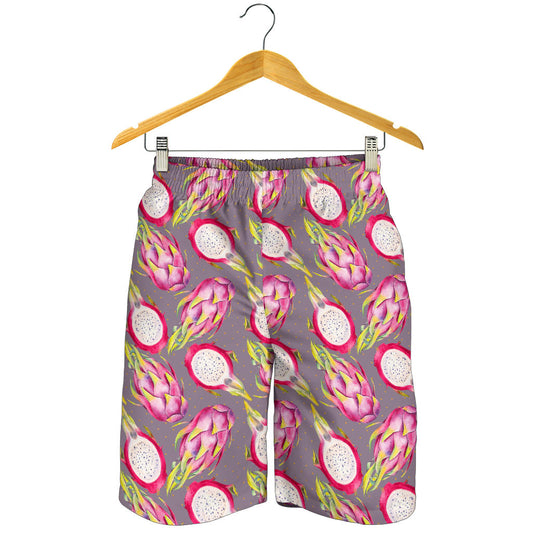 Dragonfruit Pattern Print Design DF03 Mens Shorts
