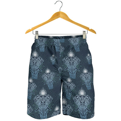 Elephant Mandala Mens Shorts