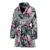 Peony Pattern Print Design PE01 Women Bathrobe