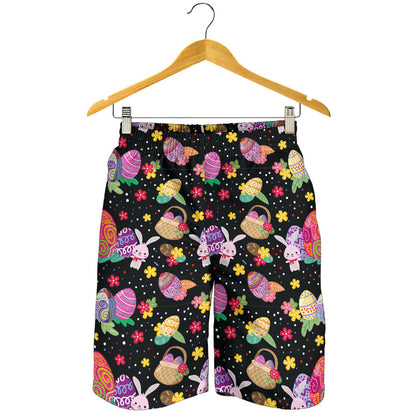 Easter Eggs Pattern Print Design RB06 Mens Shorts