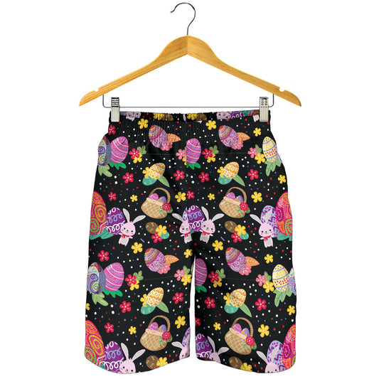 Easter Eggs Pattern Print Design RB06 Mens Shorts