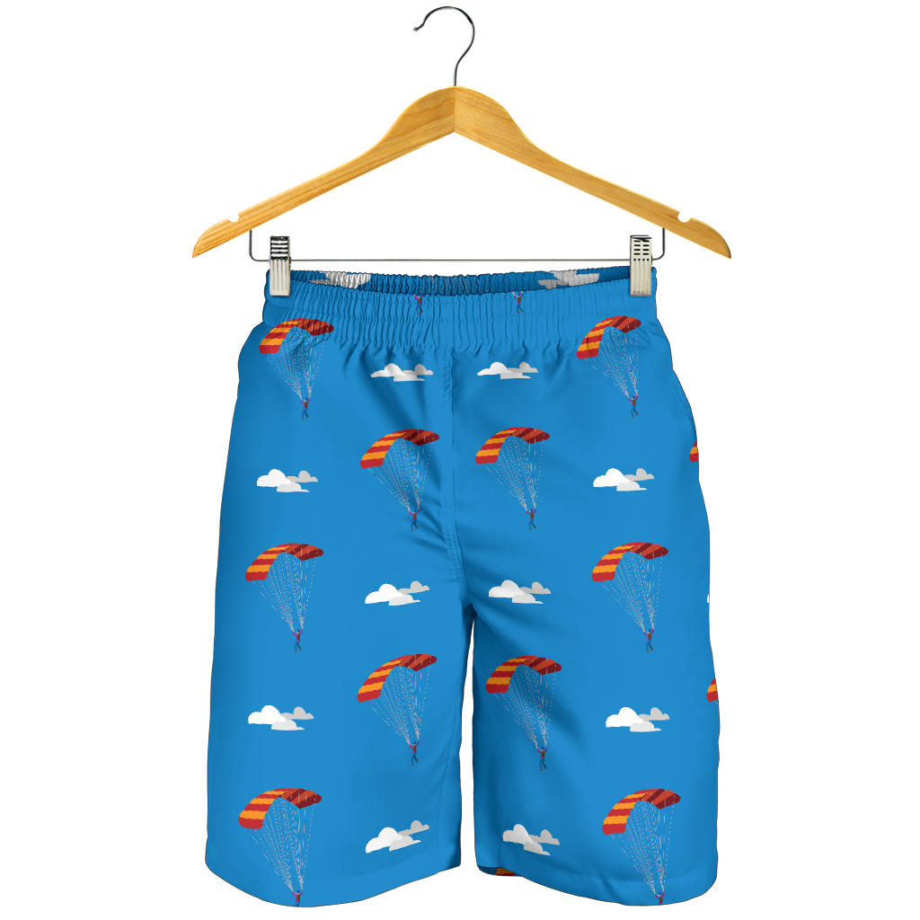 Skydiving Pattern Print Design 02 Mens Shorts