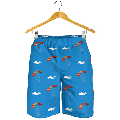 Skydiving Pattern Print Design 02 Mens Shorts
