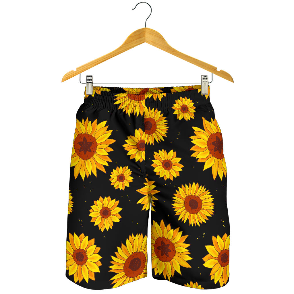 Sunflower Pattern Print Design SF09 Mens Shorts