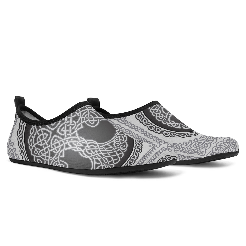 Celtic Tree of life Print Aqua Water Shoes