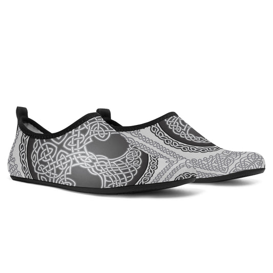 Celtic Tree of life Print Aqua Water Shoes