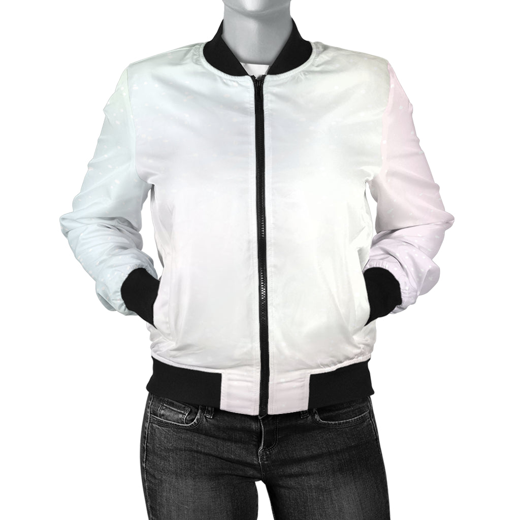 Nebula Pattern Print Design A02 Women's Bomber Jacket