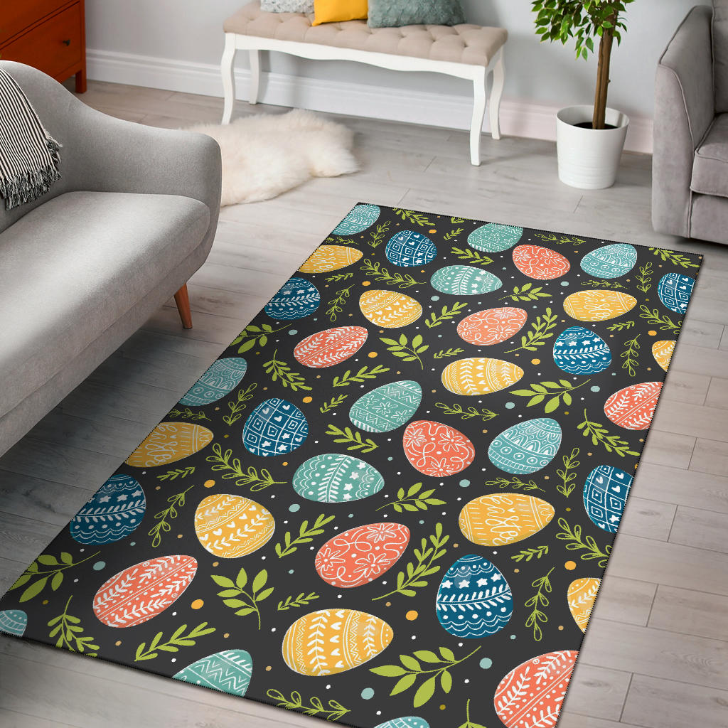 Easter Eggs Pattern Print Design RB01 Area Rugs