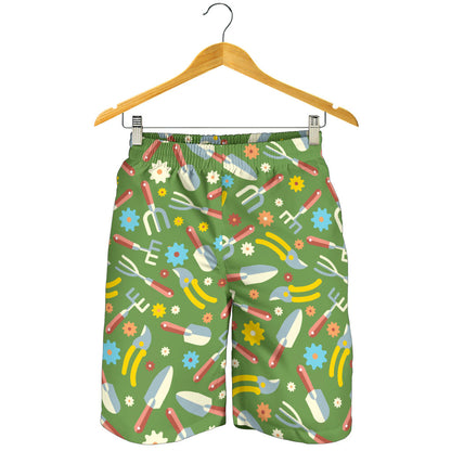 Gardening Pattern Print Design G06 Mens Shorts