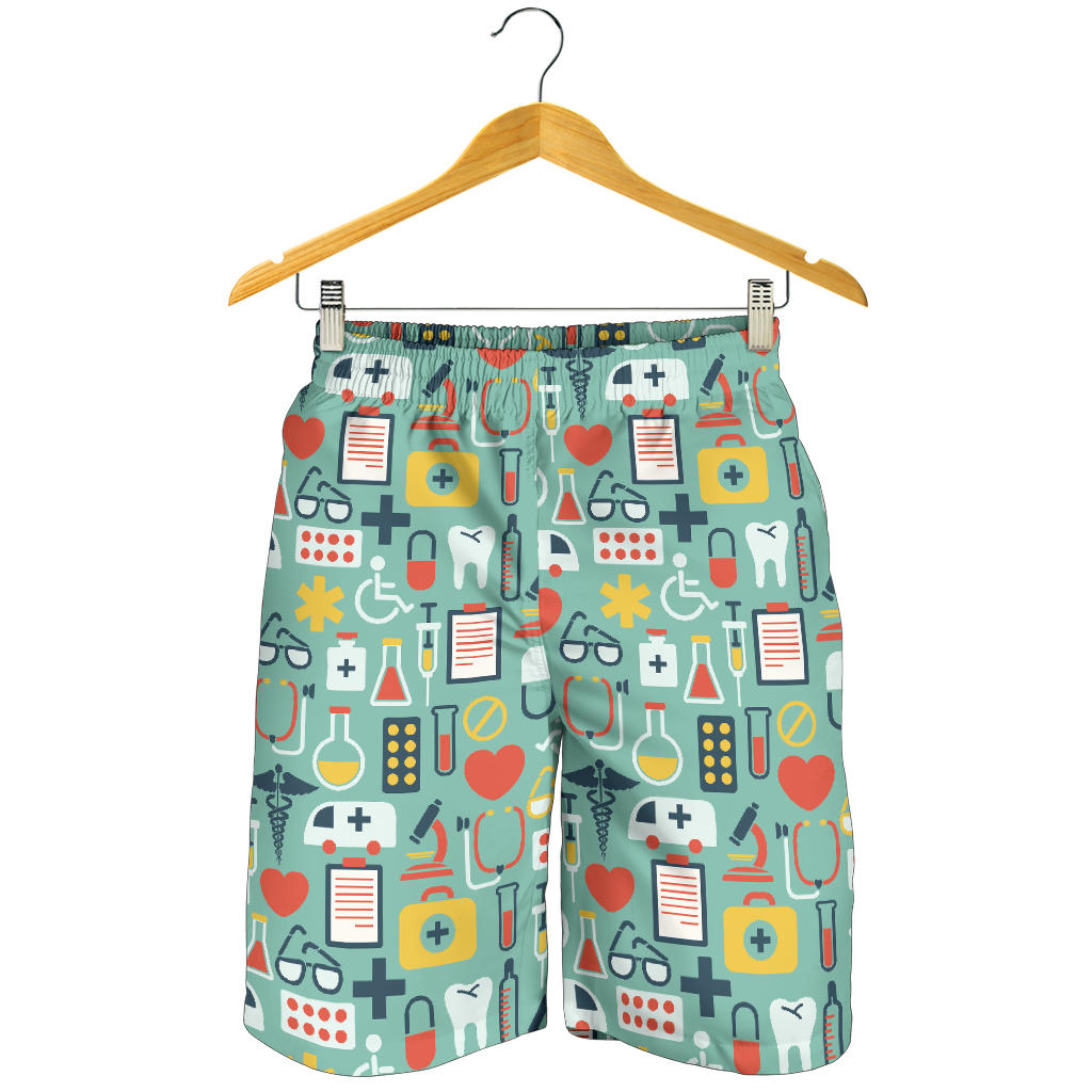 Medical Pattern Print Design 02 Mens Shorts