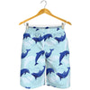 Dolphin Heart Pattern Mens Shorts