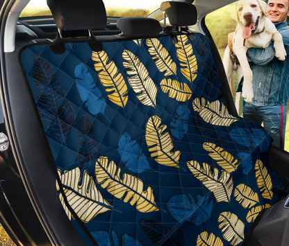 Banana Leaf Pattern Print Design BL09 Rear Dog  Seat Cover