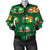 Camper Camping Christmas Themed Print Women Bomber Jacket