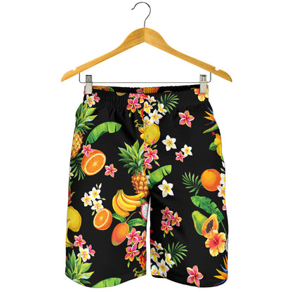 Tropical Fruits Pattern Print Design TF02 Mens Shorts