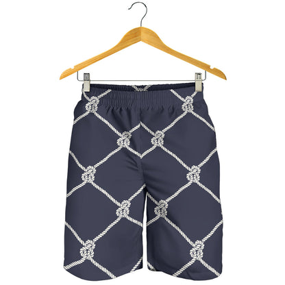 Rope Pattern Print Design A02 Mens Shorts