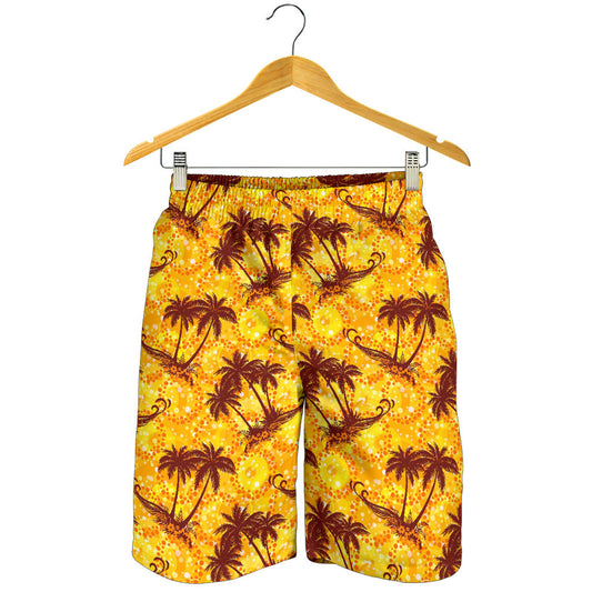 Palm Tree Pattern Print Design PT012 Mens Shorts