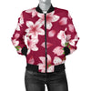 Cherry Blossom Pattern Print Design CB06 Women Bomber Jacket