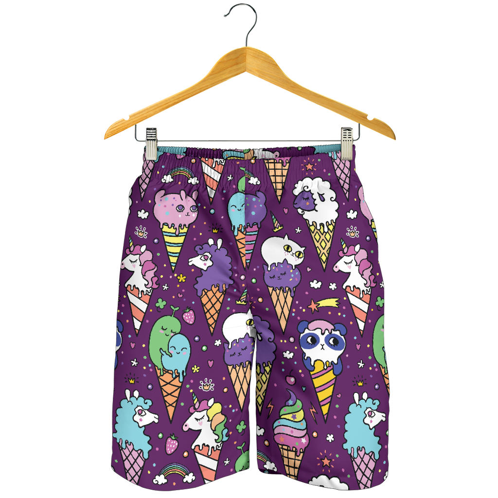 Ice Cream Pattern Print Design IC07 Mens Shorts
