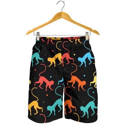 Monkey Pattern Print Design 01 Mens Shorts