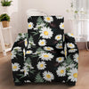 Daisy Pattern Print Design DS07 Armchair Slipcover