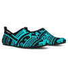 Polynesian Tribal Aqua Water Shoes