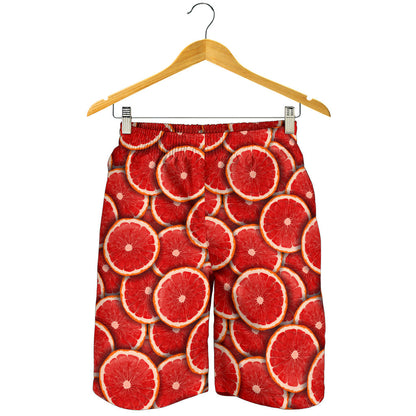Grapefruit Pattern Print Design GF05 Mens Shorts