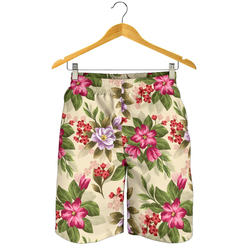 Summer Floral Pattern Print Design SF08 Mens Shorts