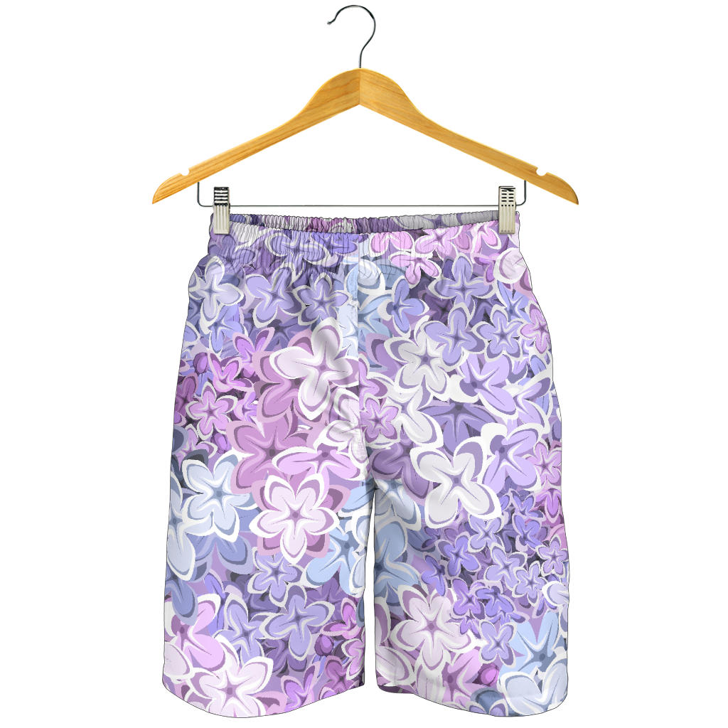 Lilac Pattern Print Design LI01 Mens Shorts