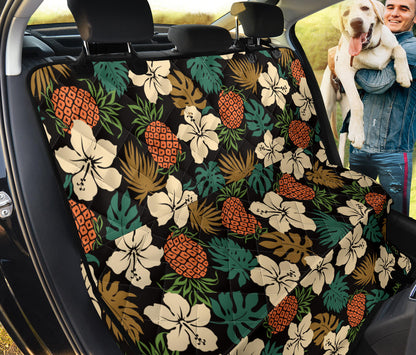 Hawaiian Themed Pattern Print Design H08 Rear Dog  Seat Cover