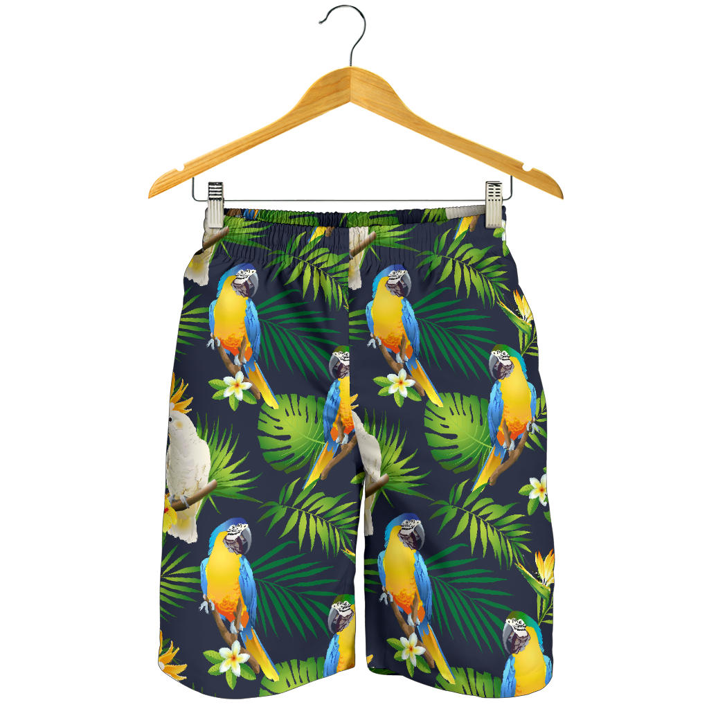 Parrot Pattern Print Design A03 Mens Shorts