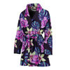 Orchid Pattern Print Design OR010 Women Bathrobe