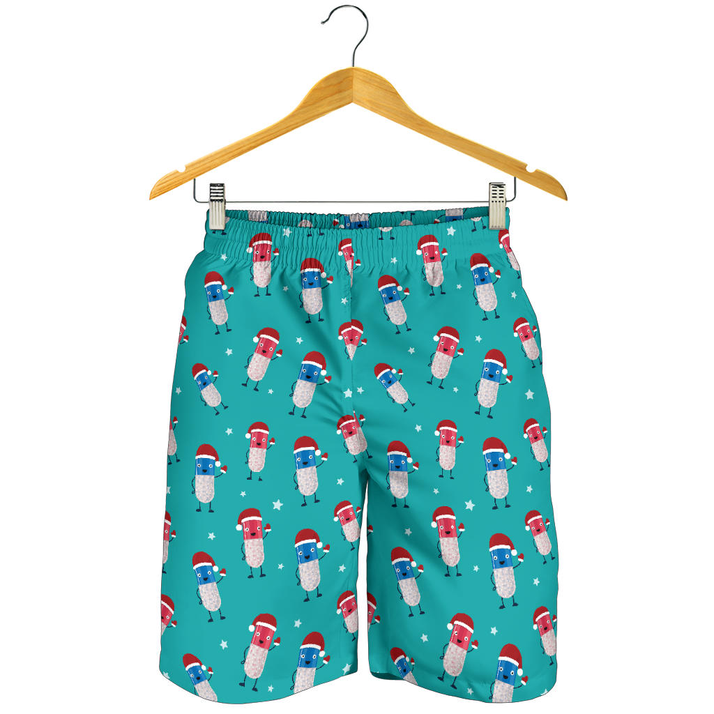 Pill Pattern Print Design A03 Mens Shorts