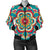 Mandala Pattern Print Design 03 Women's Bomber Jacket