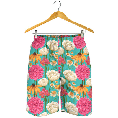 Summer Floral Pattern Print Design SF07 Mens Shorts