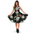 Apple blossom Pattern Print Design AB07 Midi Dress