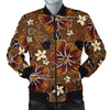 Hawaiian Themed Pattern Print Design H01 Men Bomber Jacket