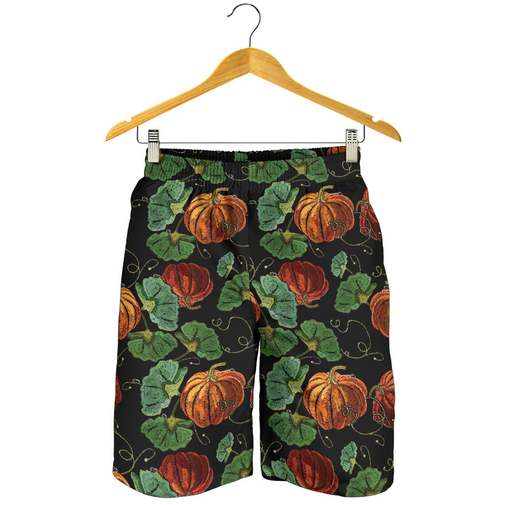 Pumpkin Pattern Print Design A02 Mens Shorts