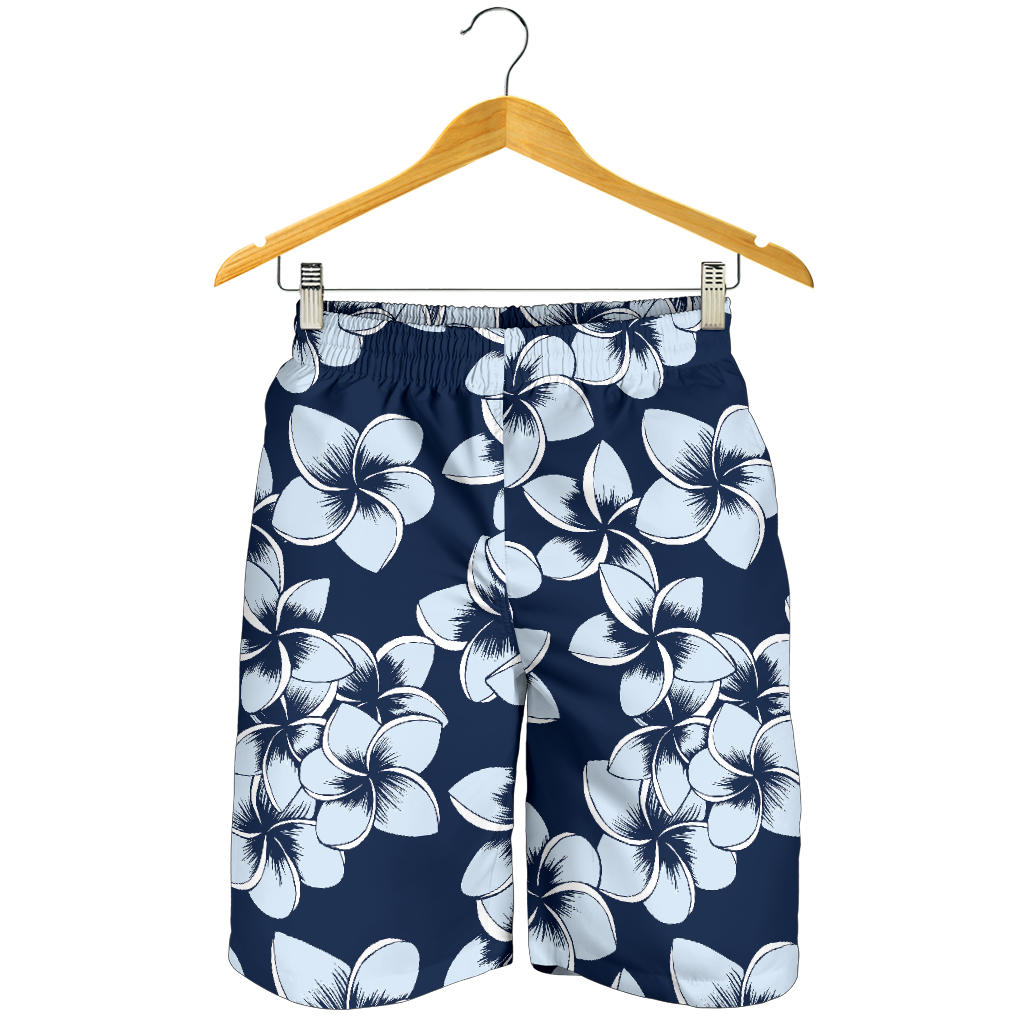 Plumeria Pattern Print Design A02 Mens Shorts